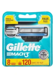 Gillette Mach3 Men's Razor Refill Pack of 8