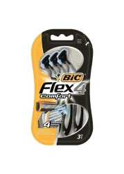 مجموعة شفرات الحلاقة فليكس 4 كوم بليستر من بيك ، 3 قطع