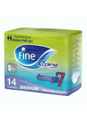 Fine Care Diapers for Unisex , 14 Pieces