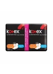 Kotex Ultra Thin Sanitary Pads Value Pack With Wings x 20 Pieces