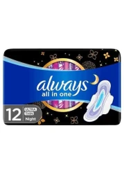 Always Ultra Diamond Sanitary Pads, 12 Pieces