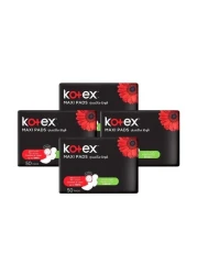 Kotex Maxi Sanitary Pads Large With Wings 50 Pieces