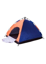 Automatic Backpacking Pop-up Camping Tent With Water Resistant For 6 Persons 220x250x150 cms - Assorted Colors
