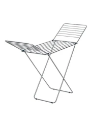 Stainless steel clothes drying rack, adjustable and foldable for easy storage, for indoor and outdoor use