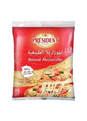 President shredded mozzarella cheese 200 gm