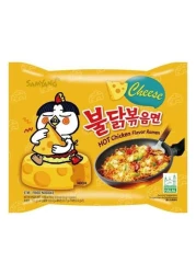 samyang hot chicken ramen noodles with cheese 140gm