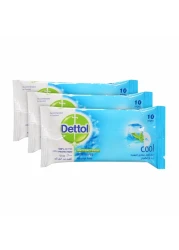 DETTOL ANTIBACTRL WIPES COOL 10S 2+1