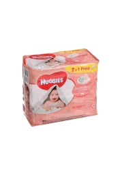 HUGGIES BABY WIPES SOFT SKN 56S 2+1 FREE