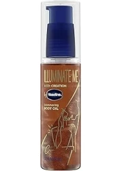 زيت الجسم ايلومينيت مي من فازلين، مصنوع من اجل البشرة الغنية بالميلانين، يضيء البشرة بلمسة نهائية لامعة من اجل بشرة متوهجة- سعة 3.3 اونصة