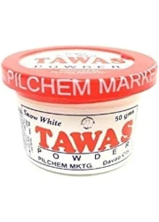 جميع مسحوق تواس الأبيض الطبيعي 50 جرام