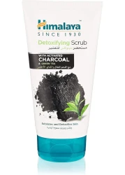 مقشر الوجه لإزالة السموم من هيمالايا بالفحم النشط والشاي الاخضر، 150 مل