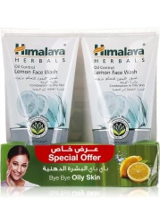 HIMALAYA FACE WASH OIL CONTROL LEMON 2 X