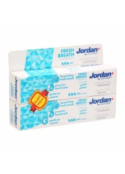 جوردان معجون أسنان إنتعاش النفس 75 مل × عدد 1 + 1مجاناً