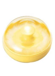 PIGEON POWDER PUFF WITH CASE (YELLOW)
