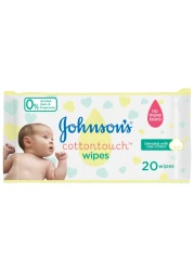 JHONSON COTTON TOUCH WIPES 20S