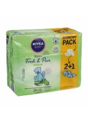 NV BABY WIPES FRESH&PURE 63S 2+1 FREE