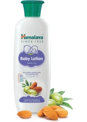 لوشن الاطفال من هيمالايا خالي من البارابين والاصباغ والالوان الصناعية كما انه سريع الامتصاص للاستخدام اليومي - 400 مل