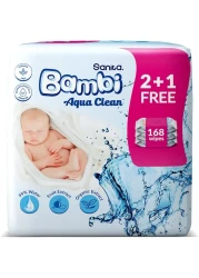BAMBI WET WIPES P CREAM 2 1X64S