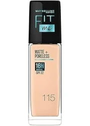 MAYBELLINE FIT ME MATTE+PORELESS 115 LIQ FOUNDATION WITH CLAY 30ml