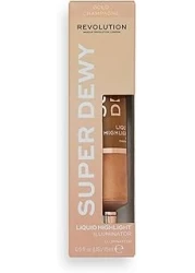 REVOLUTION Super Dewy Liquid Highlighter Illuminator Gold Champagne 15ml