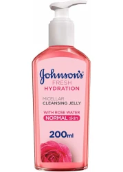 JOHNSON'S FRESH HYDRATION MICELLAR CLEANSING JELLY WITH ROSE WATER 200ml