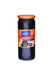 AG OLIVES BLACK SLICED 450GM