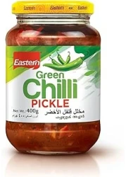 EASTERN GREEN CHILLY PICKLE 12X400GM
