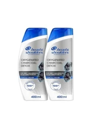 H&S SHAMPOO CHARCOAL 2X400ML