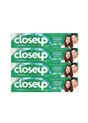 COLSE UP TOOTH PASTE GREEN 4X75GM