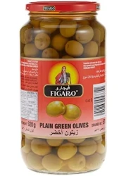 FIGARO PLAIN GREEN OLIVES 575GM