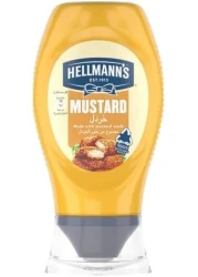 زجاجة صوص خردل مسطردة من بذور الخردل من هيلمانز، 250 جرام