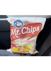 MR CHIPS CHILLI NATURAL POTATO80G