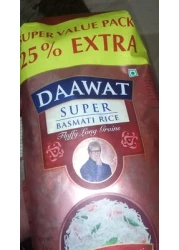 DAAWAT WHITE INDIAN BASMATI RICE 1KG