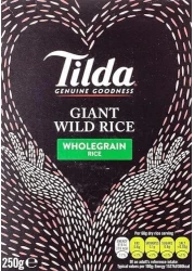 TILDA GIANT WILD RICE 250 GRAMS