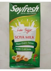SOYAFRESH DRINHO SOYA MILK  LO-SUGAR 1LT