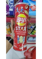 Lay's StaxHot Chili Squid Potato Chips 103g THAILAND