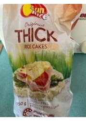 SUNRISE THICK RICE CAKES 150G