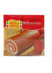 SARA 1 MINI ROLL STRAWBERRY 20G