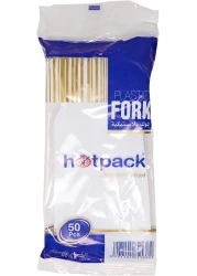 HOTPACK PLASTIC FORK 50PC