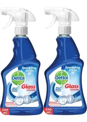 DETTOL GLASS CLEANER 500ML 2PK 20%OFF