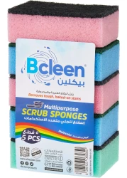 BCLEEN ANTI MICROBIAL SPONG 9.4X4.5CM 5S