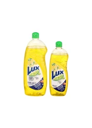 LUX DISH WASH LEMON 1225ml + 725ml