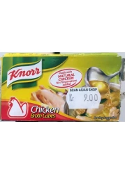 KNORR 6 CHICKEN BROTHCUBES 60GM