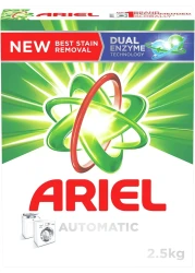 ARIEL DETERGENT POWDER GREEN 2.5KG