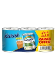 Rainbow Evaporated Milk 410g Pack of 3