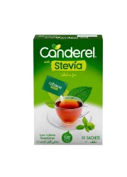 Canderel Low-Calorie Sweetener Sachet With Stevia 100 Sachets