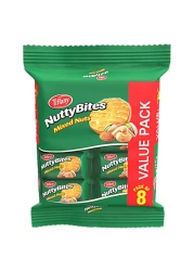 Tiffany Nutty Bites Mixed Nuts Biscuit, 72g Pack of 8