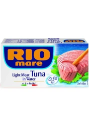 Rio Mare Light Meat Tuna in Water, 160g Pack of 2