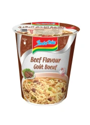 Indomie Instant Noodles, Halal Certified, Beef Flavour Cup 60g