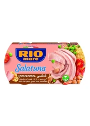 Rio Mare Salatuna Couscous with Chickpeas Green Peas and Tomatoes, 160g Pack of 2